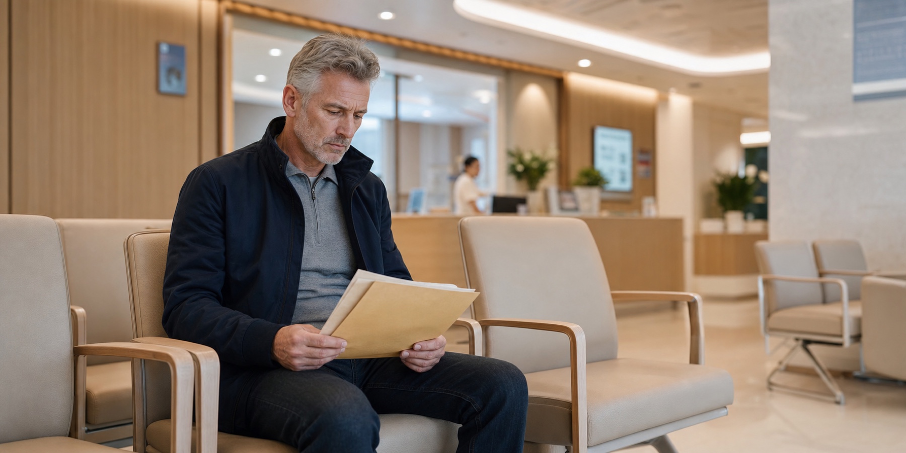 Patient waiting for medical care