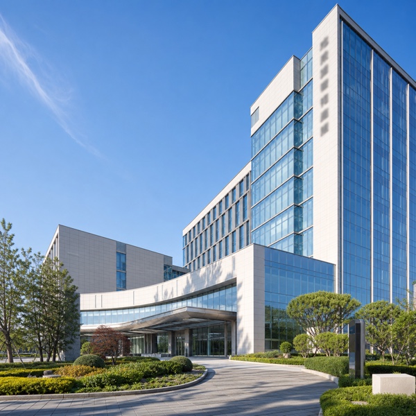Modern hospital