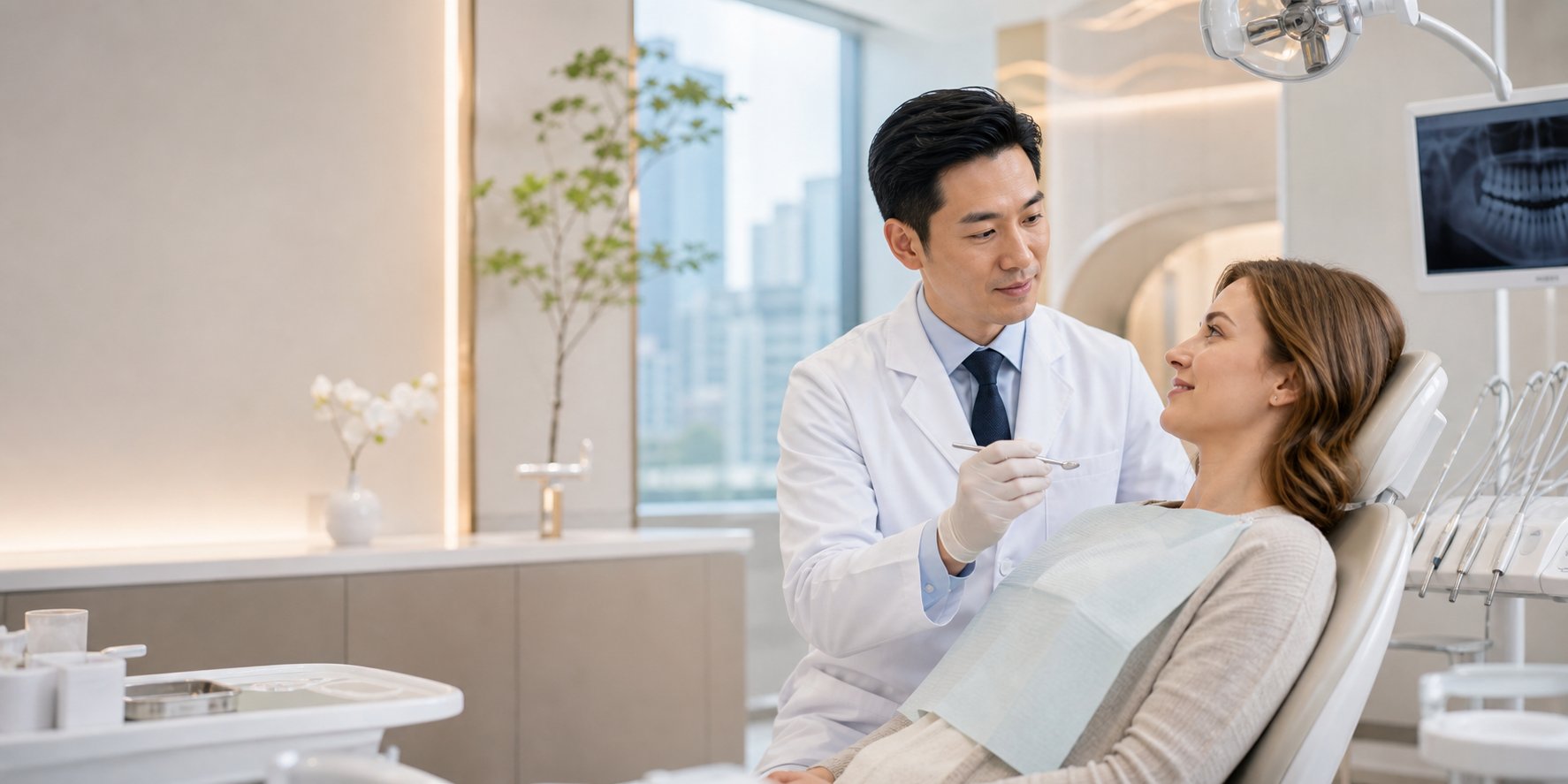Dental consultation at Beijing clinic